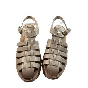 Bella Vita Sinclaire Fisherman Sandal, Women's, Ivory Color, Size 11M NWOT